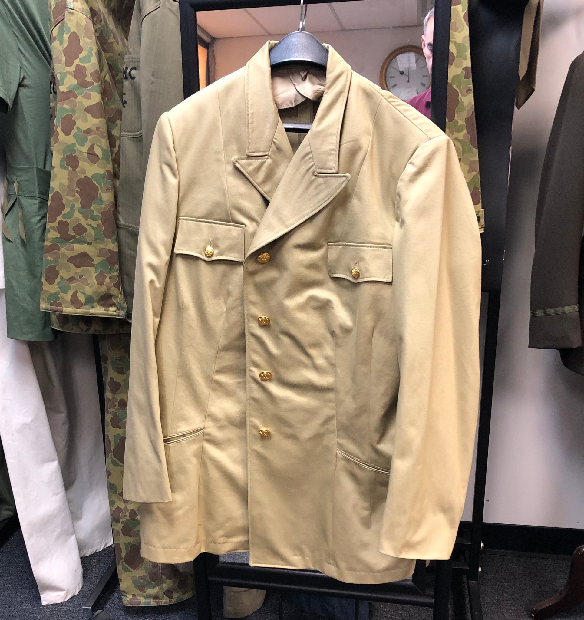 Jacket, WAC, Cotton, Khaki, Enlisted. CLOSEOUT sold as-is. All sales final.